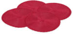 Tchibo - 4 kerek tányéralátét - piros
