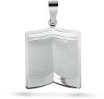  Ezüst gravírozható könyv medál (AG28593) AG28593