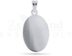  Ezüst gravírozható ovális medál - 44 x 24 mm (AG29271) AG29271