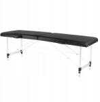 Activeshop Activ Fizjo Összecsukható Masszázságy, alumínium váz, 2 szegmenses, fekete (5906717422539)