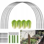  Íves Alagút Váz Szerkezet, Karikák Növényházhoz, Növényalagút Zöldségvédelemre (6TL0603)