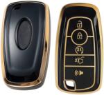 Ford Kuga Focus Mondeo kulcstartó tok, fekete, szilikon, távirányítóhoz