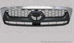 Toyota Hilux 2005-2015 - Hűtődíszrács s. szürke, króm díszléccel