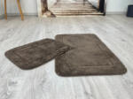 Keleti Textil Kft Lazien 3014-2 Brown (Barna) 2 Részes Fürdőszoba Szőnyeg 50x80 + 50x40cm