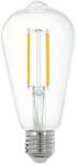 EGLO LED lámpa , égő , izzószálas hatás , filament , E27 , Edison , ST64 , 6W , meleg fehér , dimmelhető , EGLO Connect. Z , Zigbee , 12227 (12227)