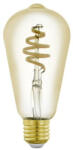 EGLO LED lámpa , égő , izzószálas hatás , filament , E27 , Edison , ST64 , 4.9W , CCT , dimmelhető , borostyán ságra , EGLO Connect. Z , Zigbee , 12242 (12242)