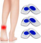  Newpop ortopédiai talpbetét, Size S, zselés sarokemelő, kék, lábfájásra