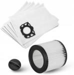 Techkar 5x Porzsák Mosható Szűrő Karcher WD3 Kfi 357 Se WD2 Plus Porszívóhoz (zamienniki 2.863-314.0 / 6.414-552.0)