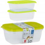 Rotho Sunshine Ételtároló szett, 2x 1.9L, zöld fedél (6627605070)