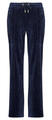 Juicy Couture Futónadrágok / Melegítők Tina Velour Track Pant With Diamante Branding Tengerész EU S