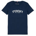Tommy Hilfiger Rövid ujjú pólók MONOTYPE PRINT GRAPHIC T-SHIRT Tengerész 5 éves