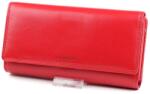 La Scala piros női bőr pénztárca (452, DN-452 RED)