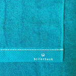 Billerbeck rizskötésű törölköző, Zománckék, 50x100 cm