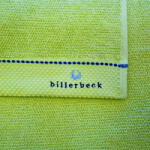 Billerbeck rizskötésű törölköző, Limetta zöld/Neon zöld, 70x140 cm
