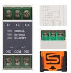  Relay Fázisszekvencia 3 Fázis 220-380VAC Fázishiány Elleni Védelem