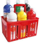  Tempera PRIMO 6x1000ml, műanyag tartóban (fehér, sárga, piros, kék, zöld, fekete) (F210BR6)