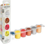 Tempera PRIMO 231TM6E metál színek, 6x25ml-es készlet, tégelyes (F231TM6E)