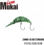 Mukai ZANMU-35 IDO wobler, 35mm, 2, 5g, lassú süllyedés, Standard #15 Full Olioli Glow (4513907232321)