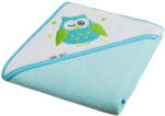 AKUKU Baba kapucnis törölköző, 80×80 cm - Türkiz (A1236)