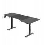Techsend elektromos gamer asztal, állítható magasság, 160×75cm, pohártartó, egérpad (PEL1675RW)