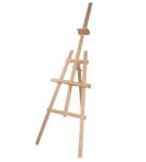  Fa festőállvány, 170cm, természetes színű, bükkfa (SZTALUGA01)