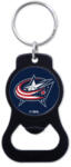 WinCraft Columbus Blue Jackets kulcstartó üveg nyitóval Black Ring (120394)