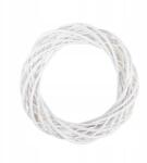 Trend-Deco Fehér vesszőkoszorú, 35cm, esküvői, lakodalmi dekoráció (GD35W)