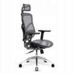 Diablo Chairs Diablo V-Basic Prémium Ergonomikus Forgószék Irodába, Fekete-Szürke (952)