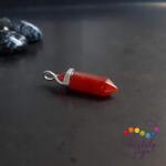 Kristály Jóga Shop Karneol kétcsúcs ásvány medál