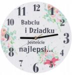  Babának és Nagypapának falióra Ti vagytok a legjobbak! Ajándék Nagymama és Nagypapa napjára (MM_ZEG 6)