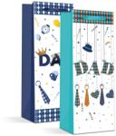 Family Pungă pentru băuturi - hârtie - 360 x 127 x 83 mm - 2 tipuri / pachet - 12 buc / pachet (57108M)