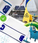 GordonToys Cap de mop profesional din bumbac cu buzunare, detașabil (G667)