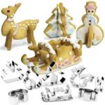 Ruhhy Set de Tăietoare 3D - pentru Biscuiți de Crăciun (00022015)