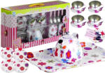 LEAN Toys Set de Ceai din Metal pentru Copii - Lacuit și Durabil (1121) Bucatarie copii