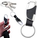 Verk Group Elegant Portchei negru din piele ecologică cu carabinieră (27549)