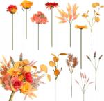  Művirág Őszi Virág MIX, rózsa, gerbera, esküvőhöz (B0C4DBDHR5)