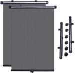 VERK GROUP Set de 2 rolete auto pentru protecție solară, negre (01307)