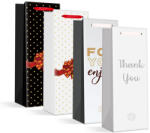 Family Punga Cadou Bauturi - Hartie - 360 x 127 x 83 mm - 4 Tipuri / Pachet - 12 buc / Pachet (57108L)