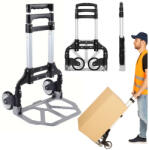 LEAN Cărucioară pliabilă din aluminiu, 70 kg (26579)