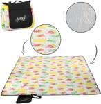 Gardenline Pătură de picnic impermeabilă, 300x200 cm, cu model de fructe (RUG5752) Patura