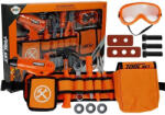 LEAN Toys Set de scule pentru copii: Curea, Mașină de găurit, Ciocan, Clește și Șurubelniță (8468) Set bricolaj copii