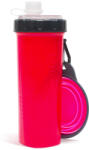 Yummie Sticla sport + recipient hrana pentru animale - roz (60034A)