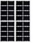 Malatec Set de etichete autoadezive (24 buc) - Negru (00021643)