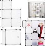 LEAN Dulap Modular Transparent pentru Pantofi cu 5 Compartimente (20837)