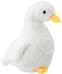 LEAN Toys Gâscă de Pluș Albă, 30 cm - Jucărie Decorativă și de Îmbrățișat (19678)
