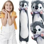 Kruzzel Pernă și Jucărie de Pluș Husky, 70 cm (00024714)