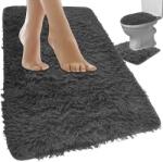 Ruhhy Set de 3 piese pentru baie - gri (00024353) Covor baie