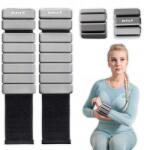 DrFit Boka- és csuklósúlyok edzéshez Állítható 2x 0, 45kg Szürke DrFit (CIĘŻARKI NA KOSTKI NADGARSTKI 2X0,45KG SZARE)