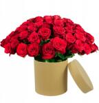 Luk Barna virágdoboz, 12cm, kerek forma, megerősített papír (H1810106 KRAFT)