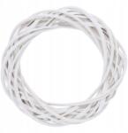 Vipolimex Fehér vesszőkoszorú, esküvői dekoráció, ajtóra, falra, 25cm (DLWR01-25)
